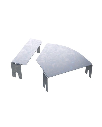 Крышка на горизонтальный изменяемый угол СРО 0-45град. 100, 1,2 мм DKC (SKVN100) в Уссурийске Аксессуары для лотков Pintop.ru