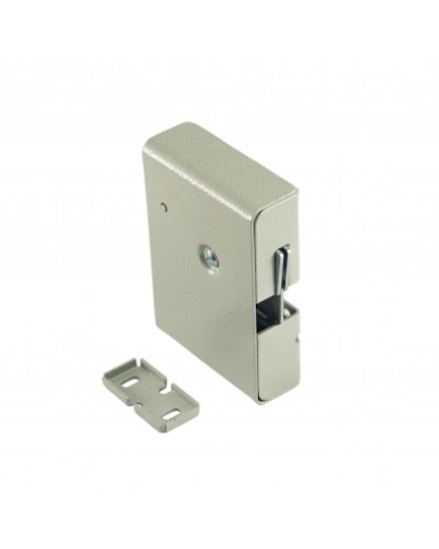 Замок электромеханический с толкателем и датчиком положения двери Promix-SM308.10.1 (серебро) в Уссурийске Электромеханические замки Pintop.ru