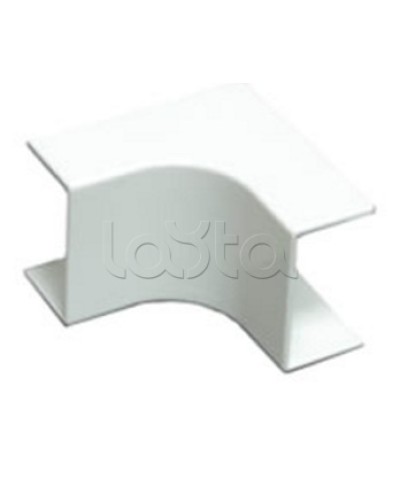 Угол внутренний плавный стандарт TIA 20х12,5 мм Экопласт 72114R в Уссурийске Аксессуары для кабель-канала Pintop.ru