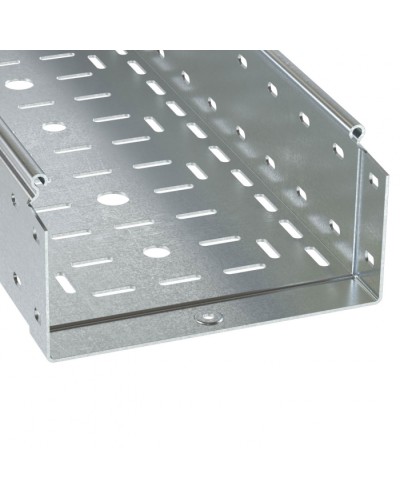 Лоток перфорированный 100х100 L3000 толщ.1,0 мм, горячеоцинкованный DKC (3534110HDZ) в Уссурийске Кабельные лотки Pintop.ru