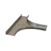 Ответвитель T-образный горизонтальный плавный Hyperline RST-TTS-400-100-0,8-R100-SZ