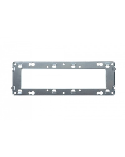 Универсальный суппорт для горизонтальных рамок 6 и 8 модулей французский стандарт Eurolan (16S-00-18WT) в Уссурийске Комбинированные настенные розетки Pintop.ru