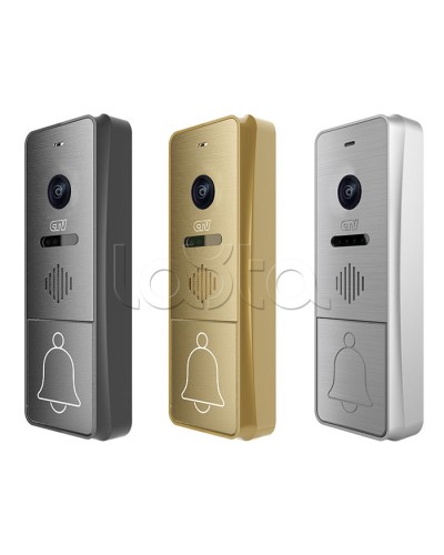 Панель вызывная CTV-D4004FHD (серебро) в Уссурийске Вызывные видеопанели малоабонентные Pintop.ru