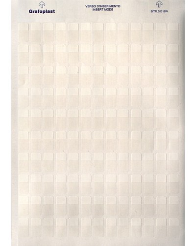 Табличка маркировочная 20х10мм. Полиэстер. Белая DKC (SITFP1020W) в Уссурийске Аксессуары для лотков Pintop.ru