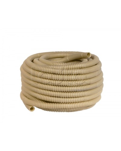 Труба гофр. ПВХ с протяжкой d20 мм (25 м) светлое дерево EKF-Plast (tg-z-20w) в Уссурийске Труба гофрированная Pintop.ru