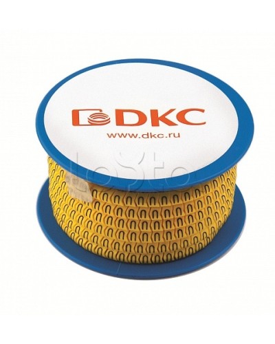 Колечко маркировочное ., 1,3-2,5мм. черное на желтом DKC AZO214BY в Уссурийске Крепежные изделия Pintop.ru