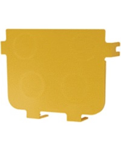 Заглушка оптического лотка торцевая 360 мм, желтая LANMASTER LAN-OT360-ND в Уссурийске Аксессуары для кабель-канала Pintop.ru