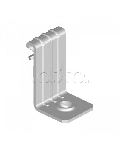 Зажим балочный вертикальный 1-5 мм с отгибом и резьбой М6 Промрукав (PR08.5861) в Уссурийске Аксессуары для лотков Pintop.ru