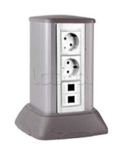 Миниколонна алюминиевая, 0.25 м DKC 19522 в Уссурийске Аксессуары для кабель-канала Pintop.ru