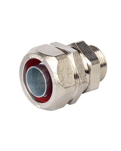 Муфта поворотная металлорукав-коробка DN 20,М25х1,5,наружная резьба DKC 6014-25G в Уссурийске Повороты, муфты, тройники Pintop.ru