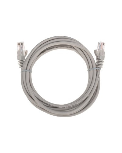 Патч-корд U/UTP, CAT 5e, RJ45-RJ45, 26AWG, LSZH, серый, 3м REXANT 02-0100-3 в Уссурийске Патчкорды (медные) Pintop.ru