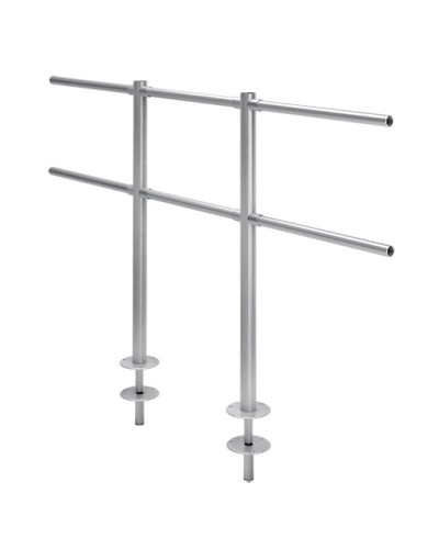 Поручень ограждения двойной длинной 440 Oxgard Поручни 440 (ВЗР 1996.05-01) в Уссурийске Ограждения Pintop.ru