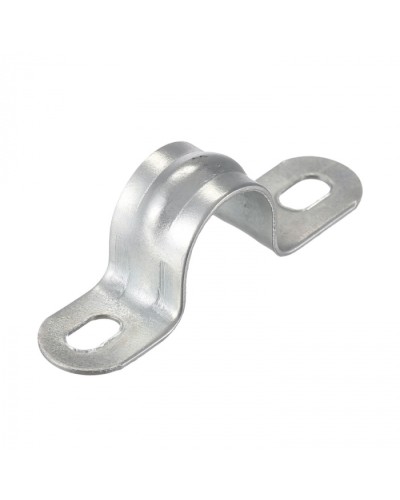 Скоба оцинк. с двумя отверстиями, для трубы D14мм(5шт) Экопласт (43614-5) - Скоба оцинкованная с двумя отверстиями, для трубы D14мм(5шт) Экопласт в Уссурийске Держатели, клипсы, скобы Pintop.ru