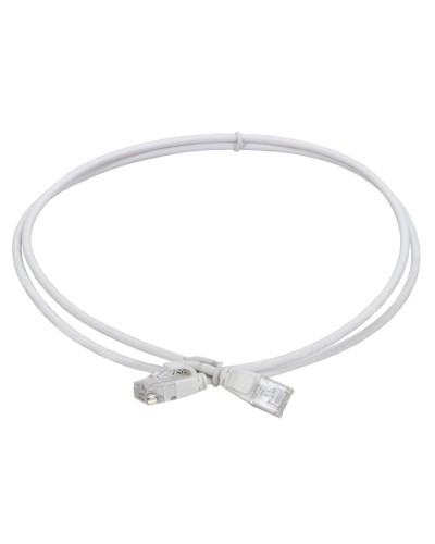 ITK Коммутационный шнур кат.5E UTP LSZH 1,5м slim язычок бел (PC08-C5EUL-1M5-SL-WT) в Уссурийске Патч-корды и пигтейлы Pintop.ru