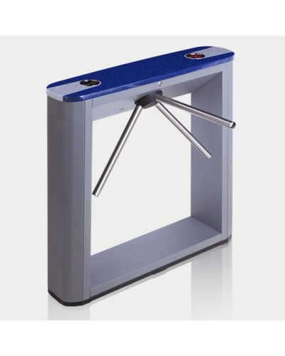 Турникет тумбовый электромеханический с планками антипаника, синей крышкой PERCo-TTD-03.1G (планки антипаника, синяя крышка) в Уссурийске Турникеты Pintop.ru