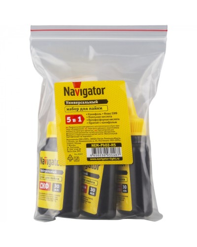 Набор для пайки Navigator 93 146 NEM-Ph02-H5 (5 шт) в Уссурийске Аксессуары для кабель-канала Pintop.ru