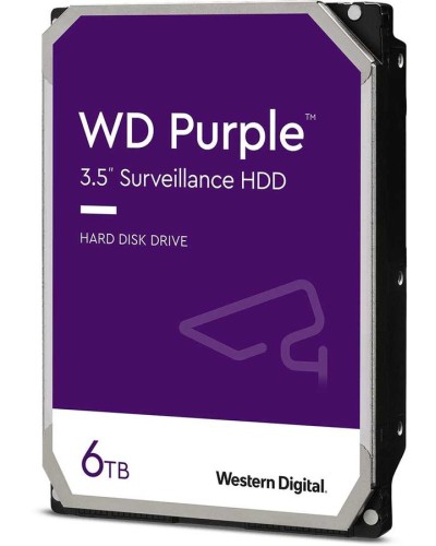 Жесткий диск Western Digital Purple HDD 6 Tb SATA-III 3.5 WD62PURZ в Уссурийске Жесткие диски (HDD) Pintop.ru
