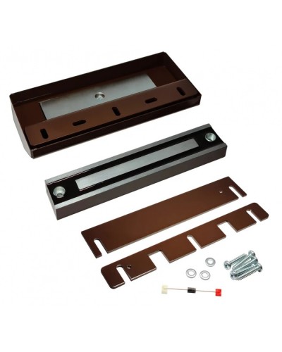 Электромагнитный замок влагозащищённый ALeko ALM-350FT (12В черный) в Уссурийске Электромагнитные замки Pintop.ru