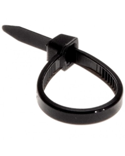 Хомут-стяжка нейлоновый 2.5х100 мм чёрный (100шт/уп) REXANT 07-0101 в Уссурийске Стяжки-хомуты Pintop.ru