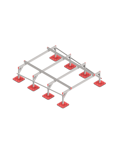 Опорная конструкция для установки оборудования TECHNORAPTOR FOOT 2000х2500 КМ-профиль (KM-TR-F-SSEI-2000-2500) в Уссурийске Системы видеонаблюдения Pintop.ru