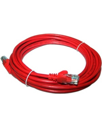 Патч-корд RJ45 - RJ45, 4 пары, UTP, категория 6, 1 м, красный, LSZH LANMASTER LAN-PC45/U6-1.0-RD в Уссурийске Патч-корды и пигтейлы Pintop.ru
