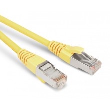 Патч-корд экранированный Hyperline PC-LPM-STP-RJ45-RJ45-C5e-15M-LSZH-YL