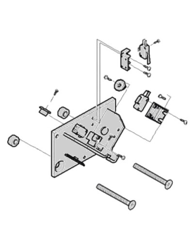Механические упоры концевых положений G4040 G4041 в сборе Came 119RIG177 в Уссурийске Запчасти для шлагбаумов и автоматики Pintop.ru