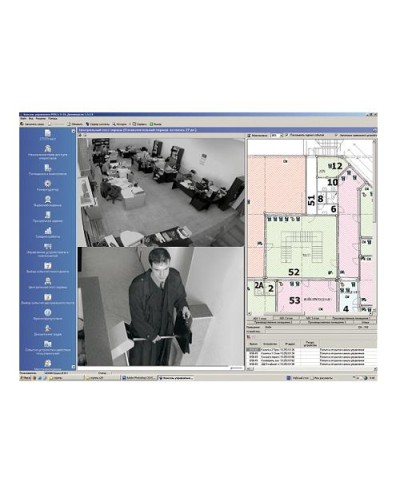 ПО Модуль Центральный пост PERCo-SM13 в Уссурийске Сетевая СКУД Perco Pintop.ru