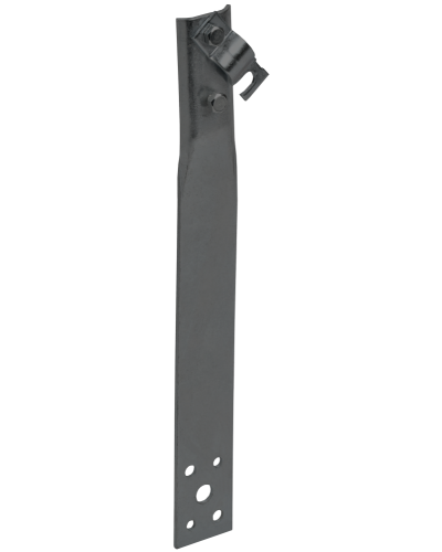 Держатель проводника круглого 6-10мм винтовой прямой h=150мм оцинкованная сталь TD IEK (ZDP86-13-1-16-150) в Уссурийске Крепеж Pintop.ru