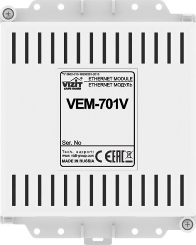 Ethernet модуль Vizit VEM-701V в Уссурийске Аксессуары для многоабонентных систем Pintop.ru