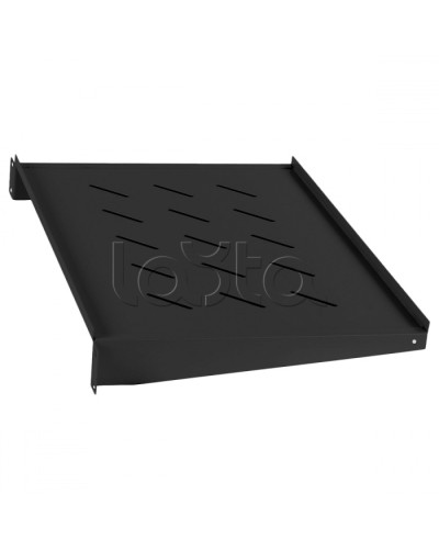 Полка 19 перфорированная консольная 2U глубина 315мм (цвет черный) Cabeus SH-J017-2U-315-BK в Уссурийске Полки для шкафов и стоек Pintop.ru