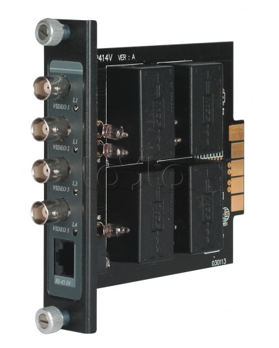 Приемник пассивный 4-х видеосигналов по витой паре, до 600 м SC&T TRP414VH в Уссурийске Видеоусилители, Модуляторы, Делители Pintop.ru