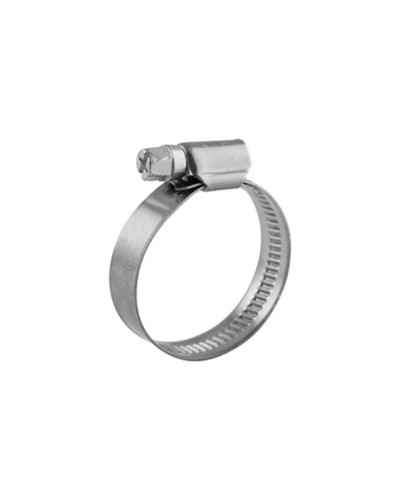 Хомут червячный 32-50/12-0,8мм, нержавеющая сталь W2, (25 шт/уп) REXANT 07-0732-12 в Уссурийске Стяжки-хомуты Pintop.ru