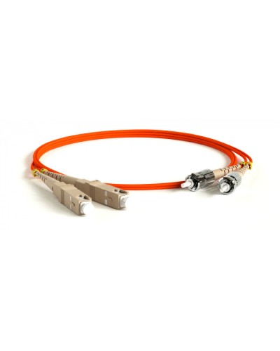 Патч-корд волоконно-оптический Hyperline FC-D2-50-FC/PR-ST/PR-H-5M-LSZH-OR в Уссурийске Патч-корды оптические Pintop.ru