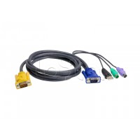 КВМ-кабель с интерфейсами PS/2, USB, VGA (1.8м) ATEN 2L-5302UP