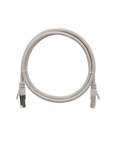 Шнур коммутационный 2хRJ45/8P8C S/FTP кат.6 (NMC-PC4SE55B-010-GY) NIKOMAX (1м) в Уссурийске Патчкорды (медные) Pintop.ru