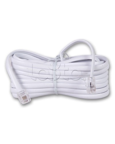 Удлинитель телефонный 3 м белый (10шт/уп) REXANT 18-3031 в Уссурийске Патч-корды и пигтейлы Pintop.ru