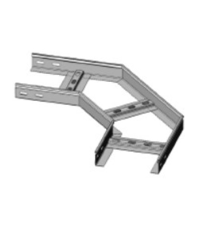 Угол горизонтальный 90° 200х50 (1,2) для лестничного лотка ПожТехКабель (650-501) в Уссурийске Кабельные лотки Pintop.ru