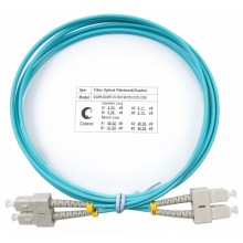 Шнур оптический duplex SC-SC 50/125 mm OM3 1,5м LSZH Cabeus FOP-50-SC-SC-1,5m