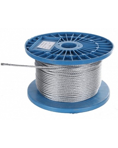 Трос стальной DIN 3055 5мм (100м/уп) Промрукав в Уссурийске Трос и аксессуары Pintop.ru