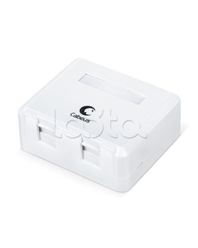 Корпус внешней настенной розетки на 2 Keystone Cabeus MB-2 в Уссурийске Аксессуары для стоек и шкафов Pintop.ru