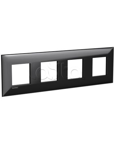 Рамка ARTLEBEDEV Черный квадрат Avanti, 8 мод. DKC 4402908 в Уссурийске Аксессуары для лотков Pintop.ru