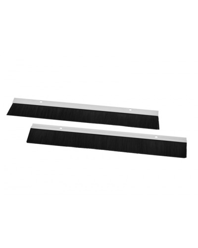 Щеточный ввод для шкафов универсальный, высота ворса 75 мм, длина 2м ЦМО (КВ-Щ-75.2000-9005) в Уссурийске Аксессуары для стоек и шкафов Pintop.ru