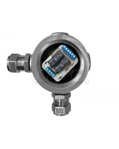 Магнито-Контакт УК-ВК-Ех-12 АЯКС У, с двумя кабельными вводами Ех МКВМ 20 в Уссурийске Комутационные взрывозащищенные коробки Pintop.ru