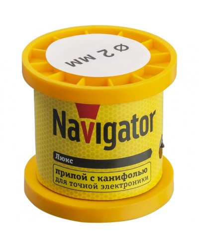 Припой Navigator 93 084 NEM-Pos02-61K-2-K100 (ПОС-61, катушка, 2 мм, 100 гр) в Уссурийске Аксессуары для кабель-канала Pintop.ru