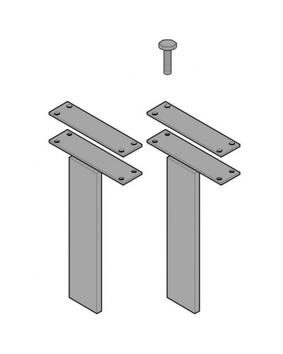 Кронштейны крепления створок C003 Came 119RICX014 в Уссурийске Запчасти для шлагбаумов и автоматики Pintop.ru