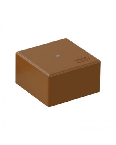 SD3 Коробка распределительная для о/п, для монтажного пистолета 75x75x40мм, (корич.) Экопласт (72932B) в Уссурийске Распределительные коробки Pintop.ru