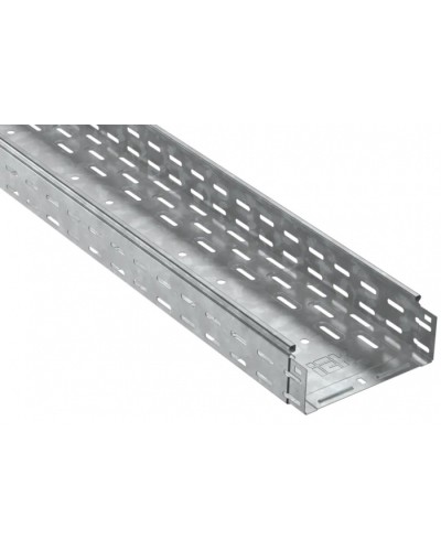 ESCA Лоток перфорированный 80х300х3000-1,0 HDZ IEK (CLP10-080-300-100-3-M-HDZ) в Уссурийске Кабельные лотки Pintop.ru