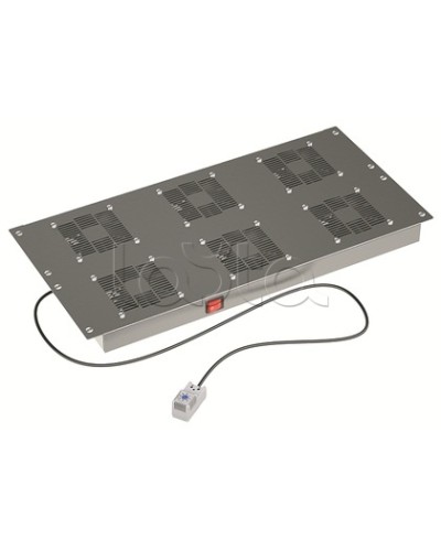 Потолочный вентиляторный модуль, с термостатом 6 вент. для крыши Ш= 600мм DKC R5VSIT6006FT в Уссурийске Вентиляторные модули Pintop.ru