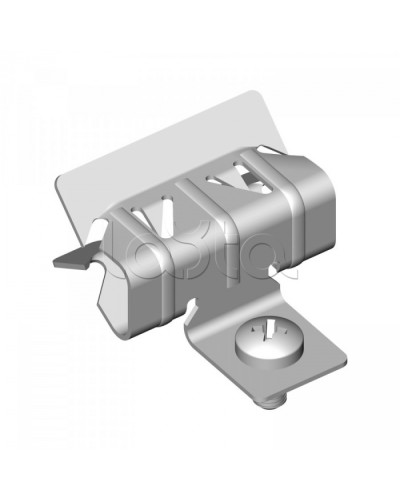 Зажим балочный 2-7 мм с отгибом и винтом М6х9 Промрукав (PR08.5818) в Уссурийске Аксессуары для лотков Pintop.ru
